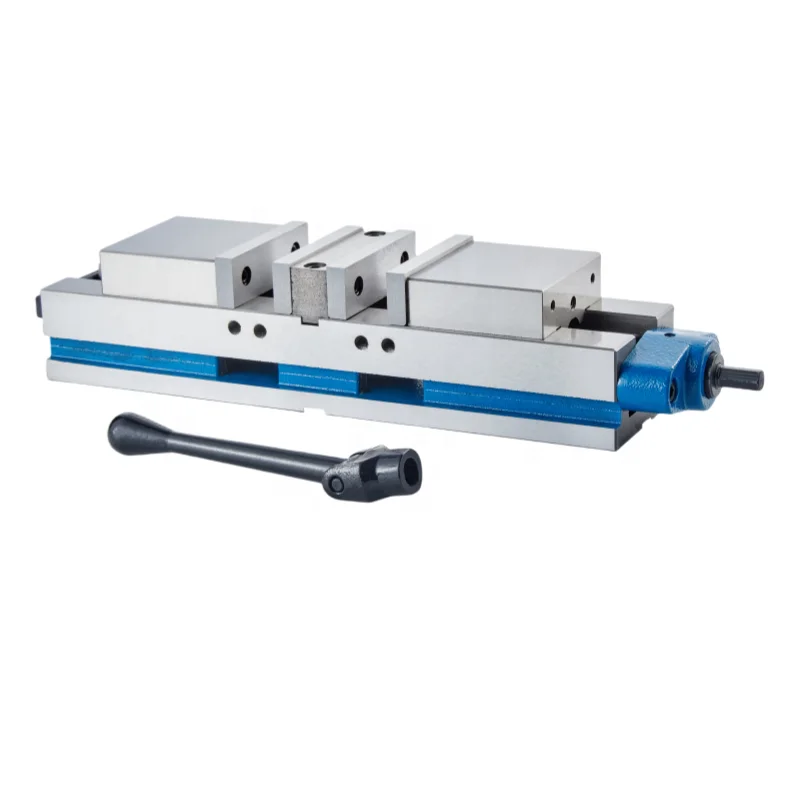 Q93 Dual-Station Manual Precision Vise with Screws / Double Jaw CNC Modular Vise for High-Volume Machining
