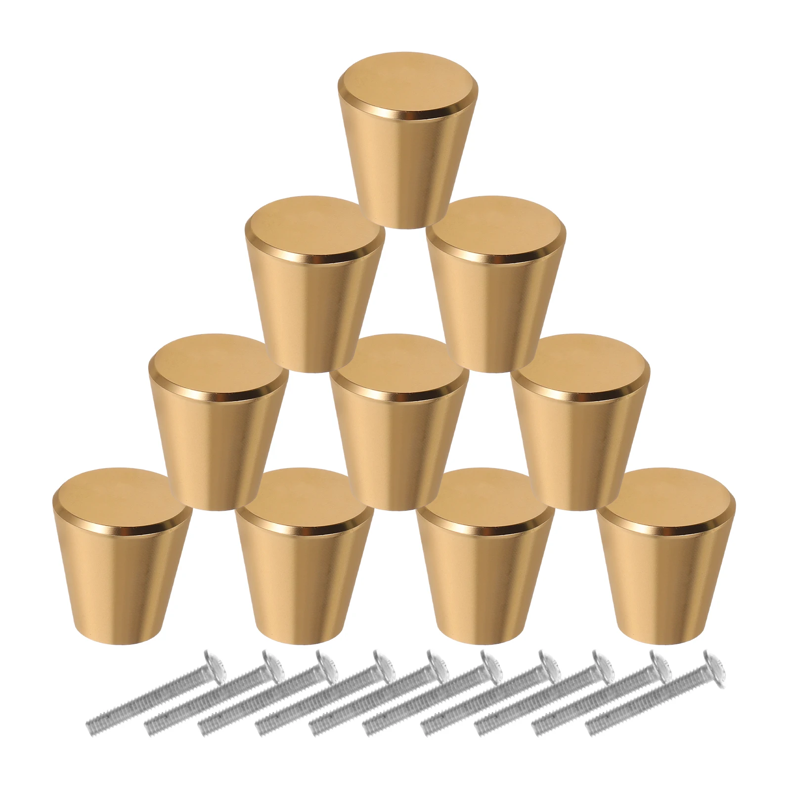 

10 Pcs les Drawer Knobs Furniture Decorative Cabinet Pulls Aluminum Alloy Modern Hardware Small Cupboard Furniture