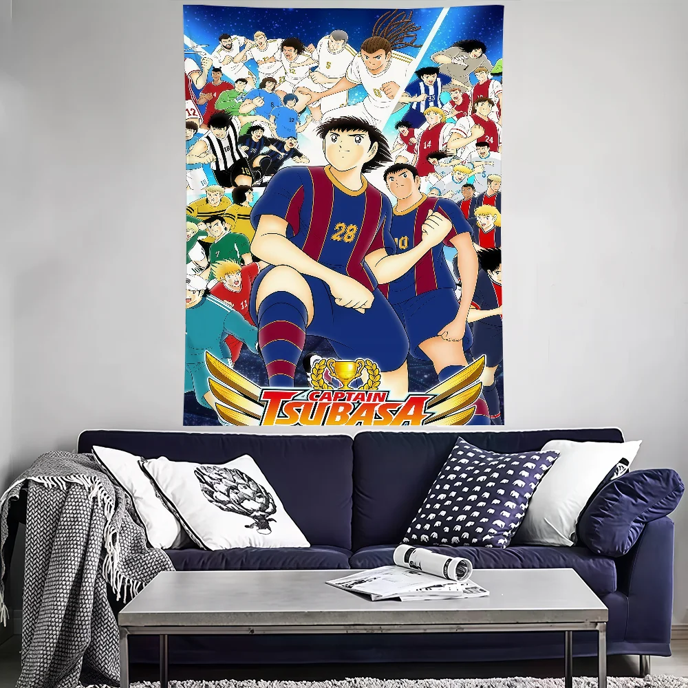 Comic Captain T-Tsubasa flag Suitable For Dormitory Room Outdoor Gift Party Decoration Picnic Camping