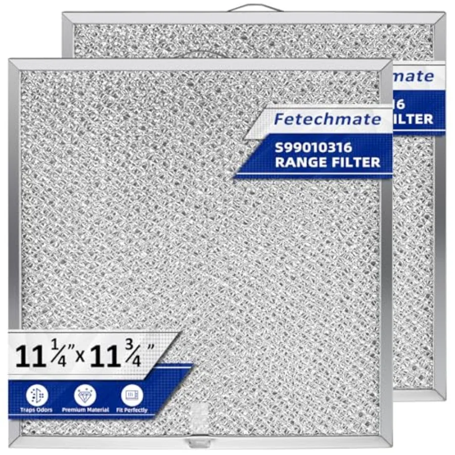 

S99010316 99010316 Жироулавливающий фильтр для вытяжки 11-1/4" x 11-3/4" подходит для вытяжек Br-oan, Nu-tone, Ken-more, замена 990721400A