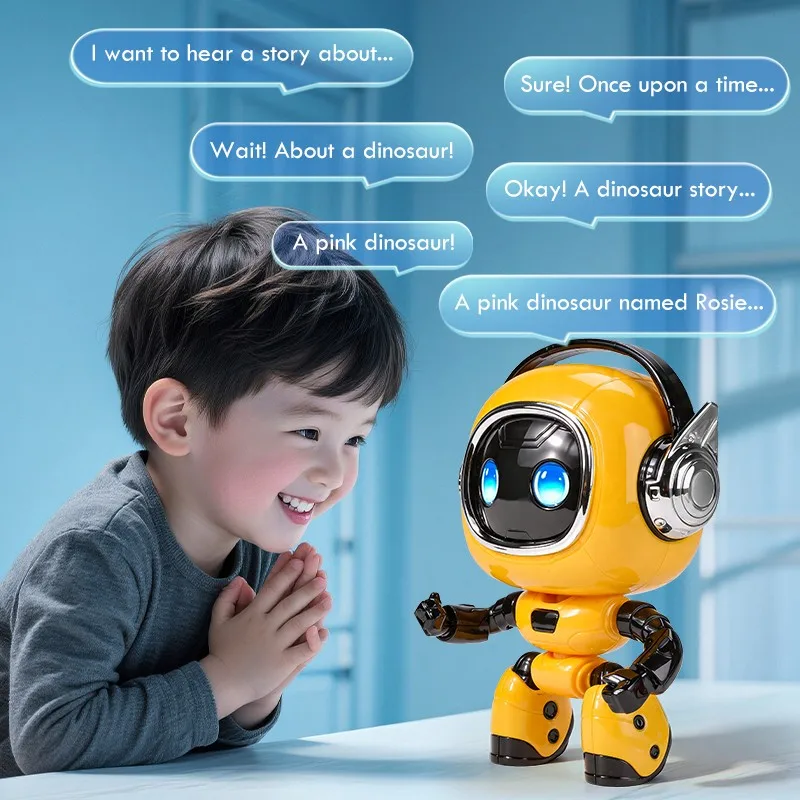 AI Intelligent Robot Doubao Deepseek Thousand Question Dialogue Multilingual Memory Emotion Encyclopedia For Children New 2026