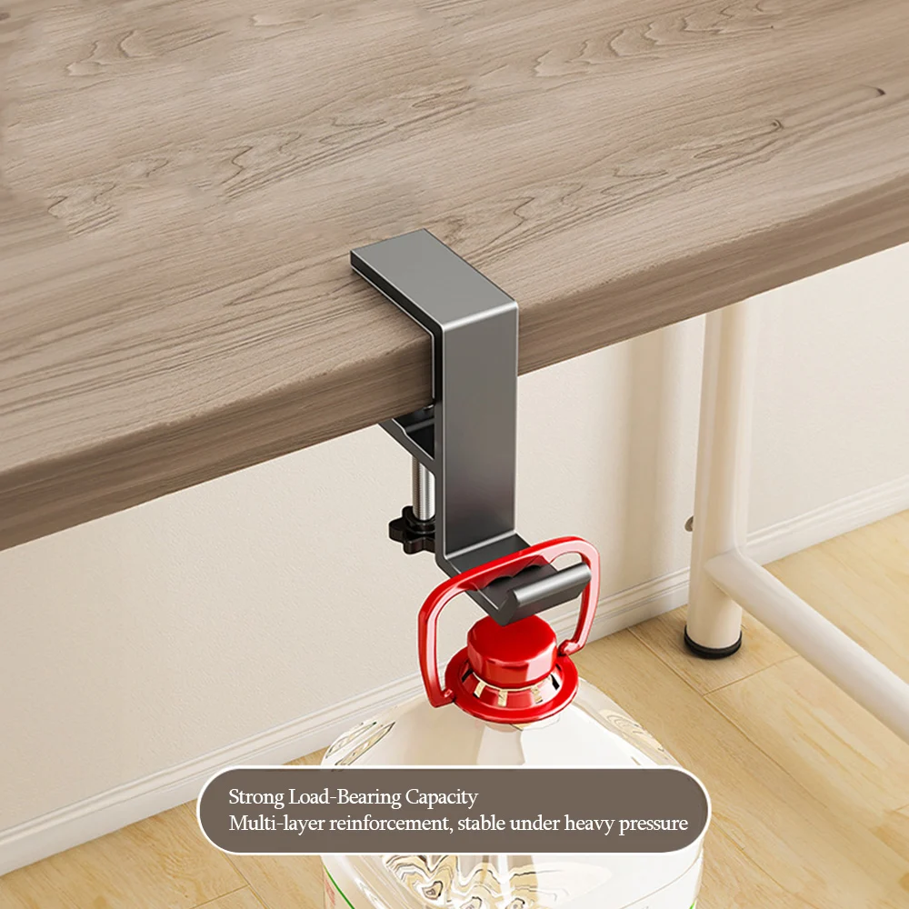 Punch-free Hanging Bag Hook Student Desk Side Hanging bag Artifact Removable mobile Handbag Holders Multi-functional Table Hook 썸네일 4