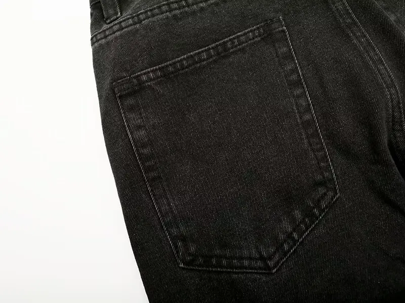 2026 Cooles Design Camouflage Patchwork Gerade Herren-Jeans Y2K Kleidung Hip-Hop Gewaschene Schwarze Lässige Lange Hosen Ropa Hombre – Detail 20
