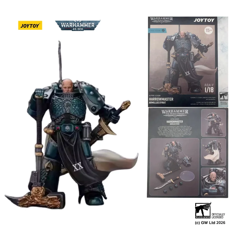 

In Stock 1:18 Scale JOYTOY 40K HH Master of Pain Armerius Dinat JT01222 Action Figure Anime Model Collectible Toy Holiday Gift