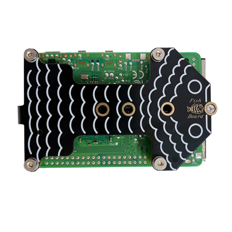 Raspberry Pi 5 Adapter Board Pi5-PCIe-Fish-Board-A PCIe to M.2 NVMe SSD HAT