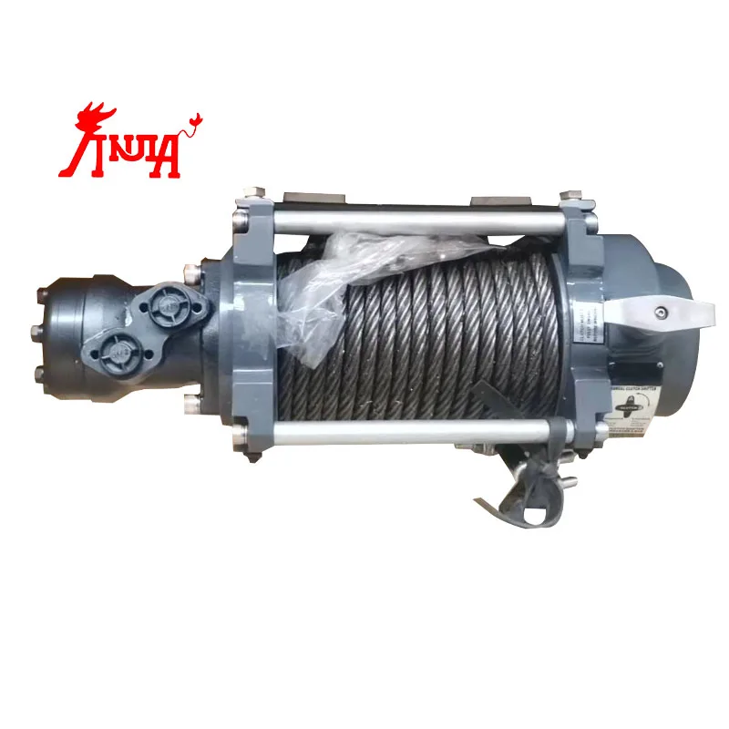 8 Ton 10 Ton 20 Ton Heavy Duty Single Drum Hydraulic Winch High Speed Hydraulic Wire Rope Windlass Winch
