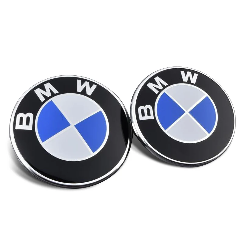 74mm 82mm Car Front Hood Emblem Logo Rear Trunk Badge for BMW M Performance  E46 E90 E60 F10 F30 F20 E39 E36 X5 E70 F25 F15 E53