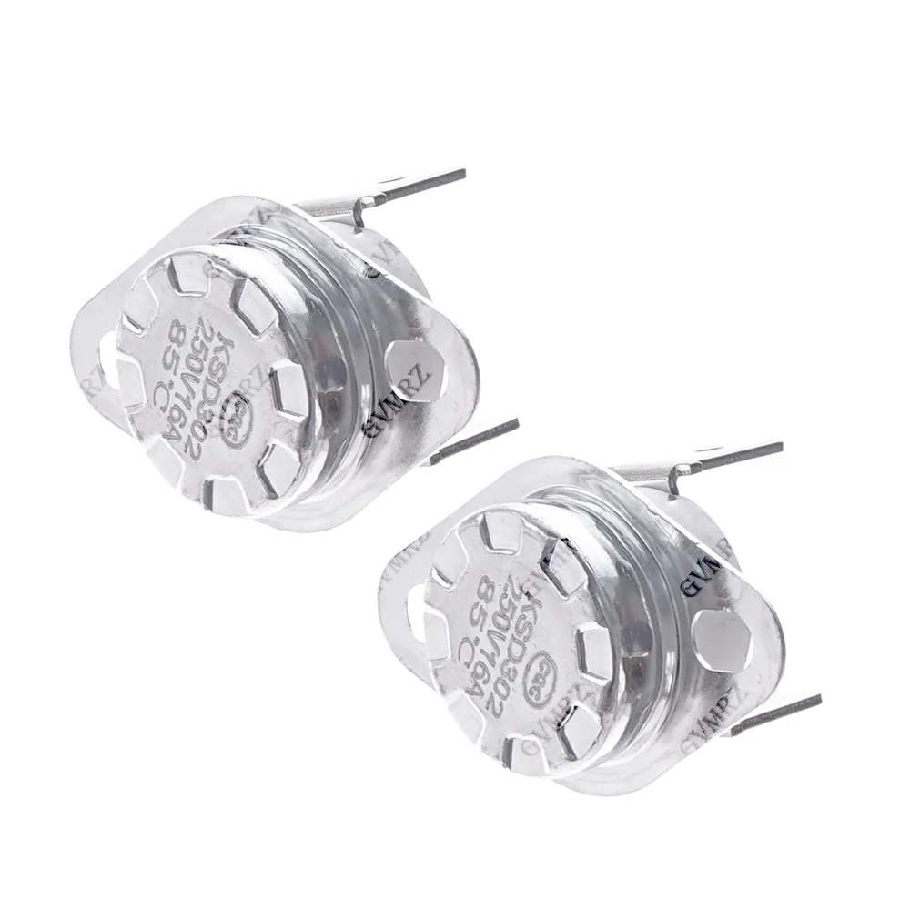 1PCS KSD302 16A 250V 40 ~ 150 Degree Ceramic KSD301 Normally Closed / Open Thermostat 40C open Temperature Switch 45C 50C 55C
