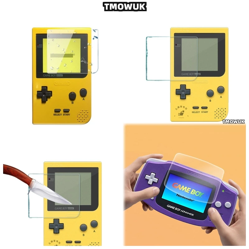 

For Nintendo Game Watch GBP GBA GBC - Smooth Touch 9H 2.5D Tempered Glass Screen Protector