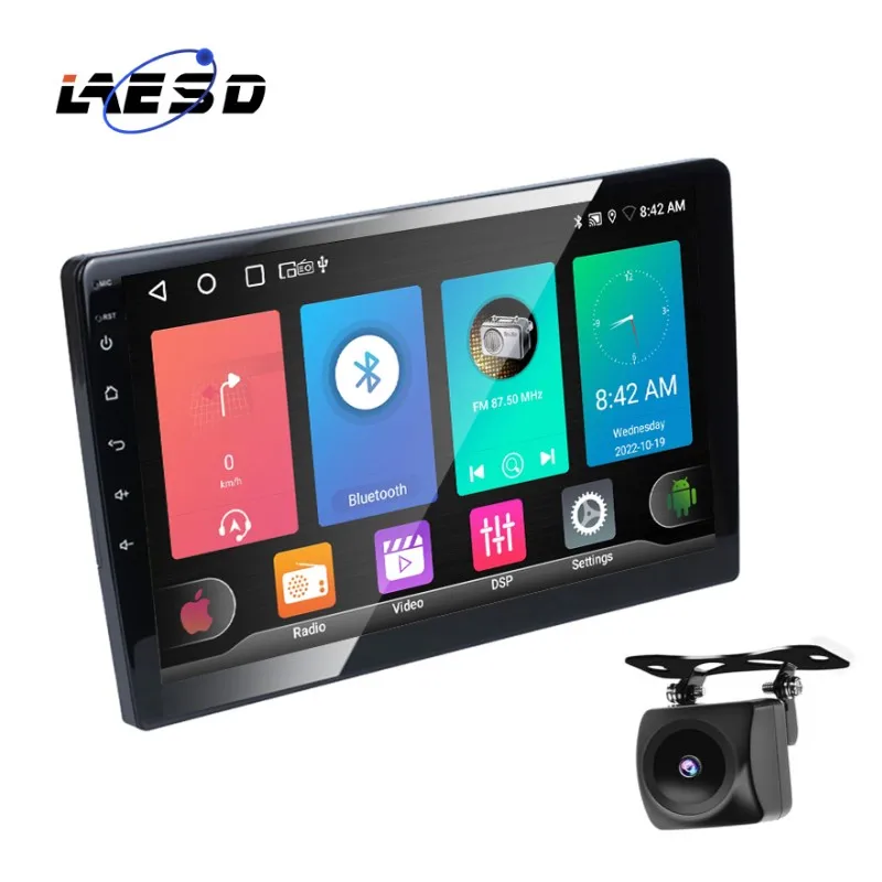 Universal 9 inch 2G 32G android 2024 car police radio with Ahd reverse  carplay