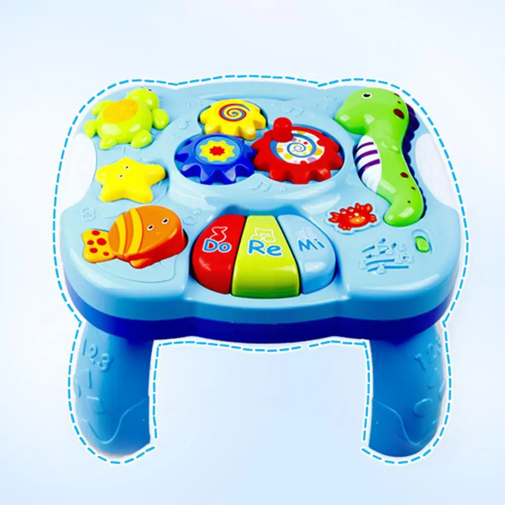 Music Table Baby Toys Learning Machine Educational Toy Music Learning Table Toy Musical Instrument for Toddler 6 months+