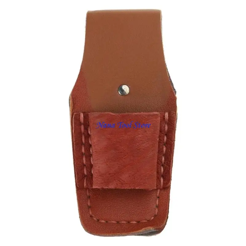 31GJ Heavy Duty Leather Tool Carriers Belt Tool Pocket for Plumbers and Spacious Interior, Students And Apprentices