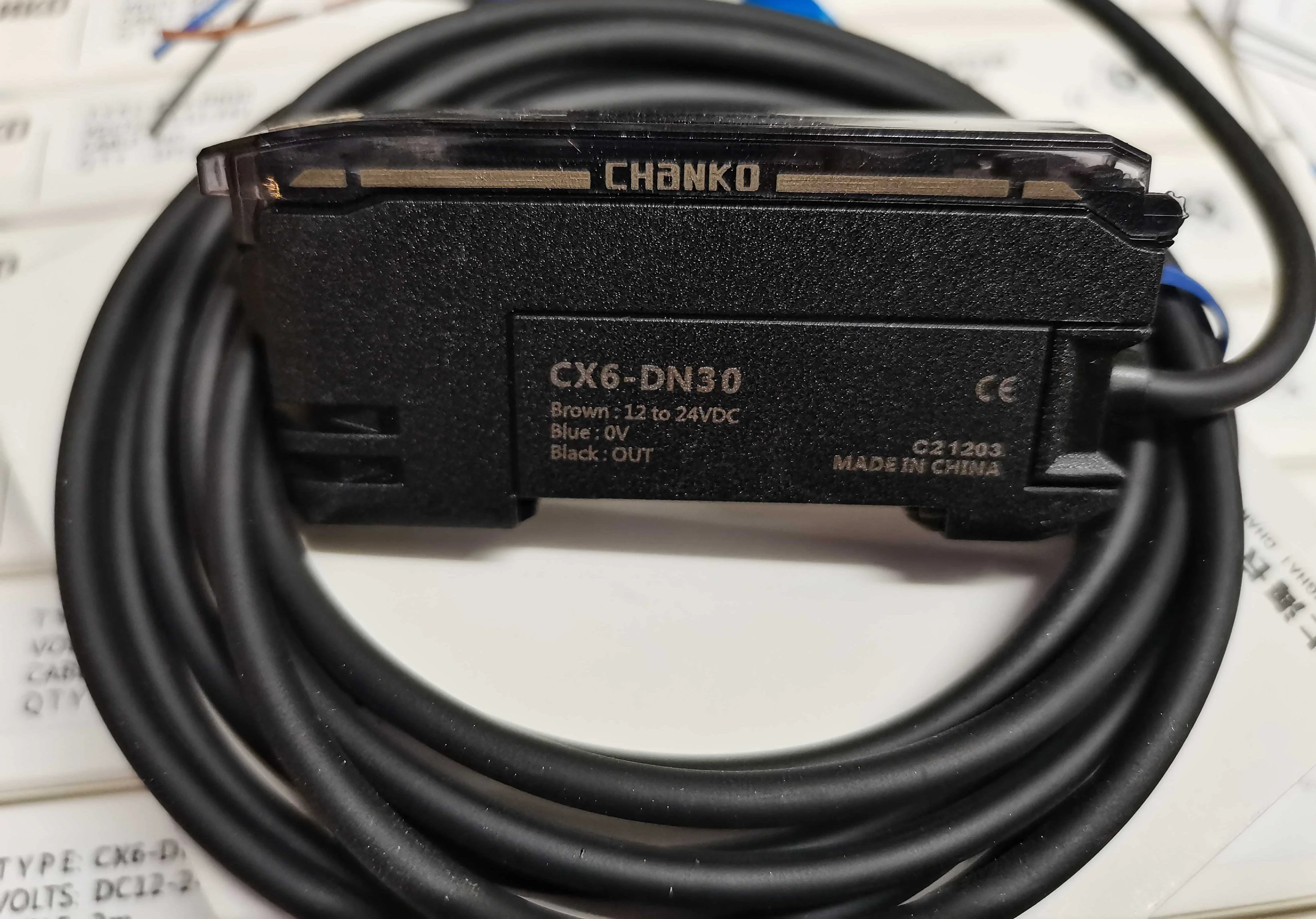 

CX6-DN30 CX6DN30 CX6 Digital Fiber Amplifier CHANKO DC12-24V