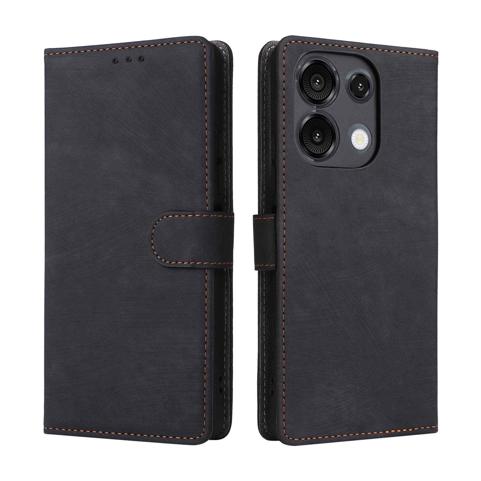 Flip deri kılıf Umidigi G9 G6 G5A 5G G1 Max G5 Mecha Manyetik Düğme RFID Koruma Anti Hırsızlık Kart Yuvası Cüzdan Kılıf