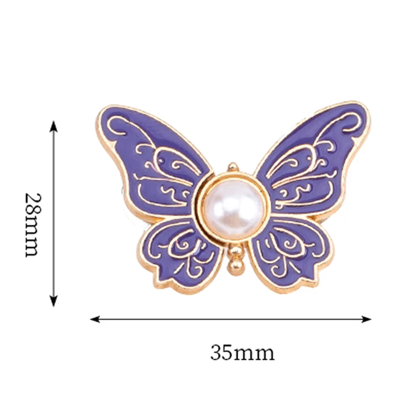 1Pair Butterfly Waist Buckle For Women Skirt Jeans Adjustable Waist Clip Waist-narrowing Buttons Metal Pins Clothing Accessories