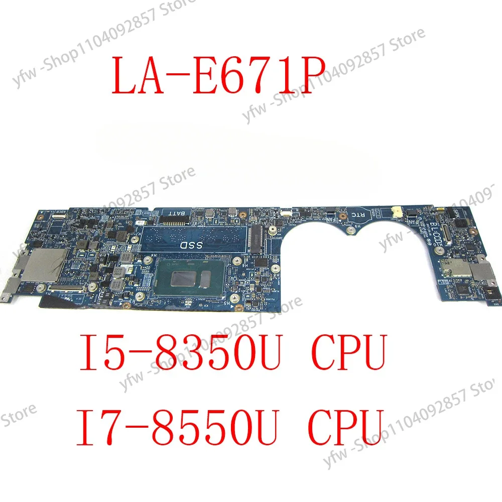 

Материнская плата для ноутбука XPS 13 9370 с фотографией/I7-8550U CPU 8 ГБ/16 ГБ, системная плата с фотографией 60