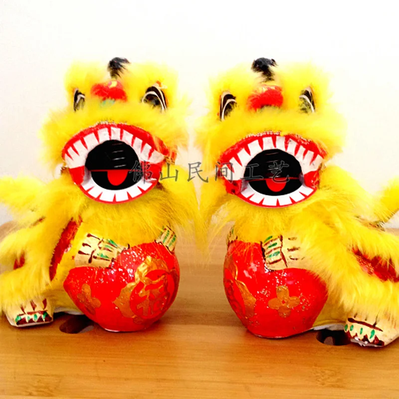 Lion Dance Lion Head Foshan Lion Lion Decoration Tabletop Company Event Performance and Large-scale Event Event Decoration