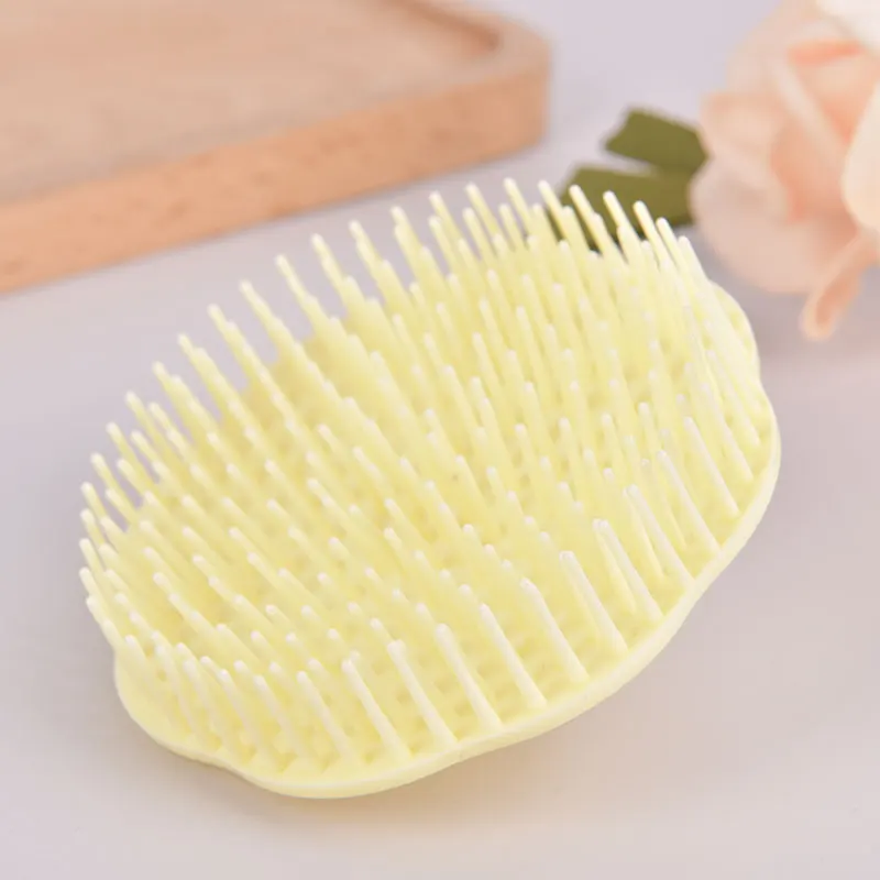 Shampoo Brush para Adulto, Soft Glue Comb, Cabelo comprido, Massagem na cabeça do couro cabeludo