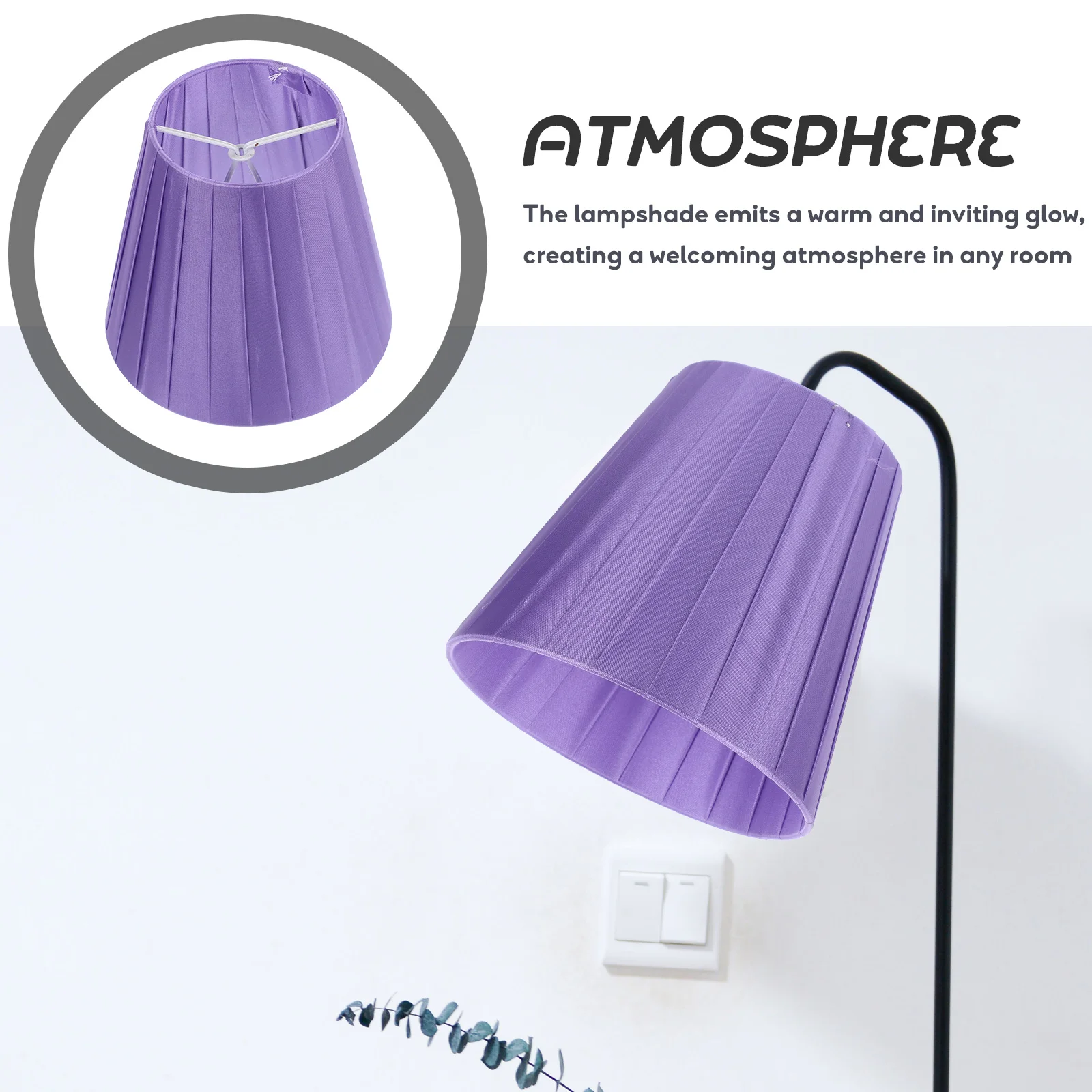 

Clip On Cloth Lampshade Vintage Drum Lamp Cover For Desk Wall Lamp Replacement Small Light Accessories Indoor Lampshade Cover