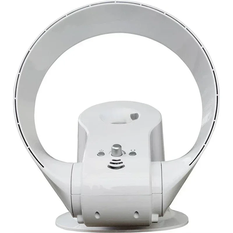 Electric Household Remote Control Leafless Shake Head Wall Hanging Bladeless Air Circulating Room Table Fan