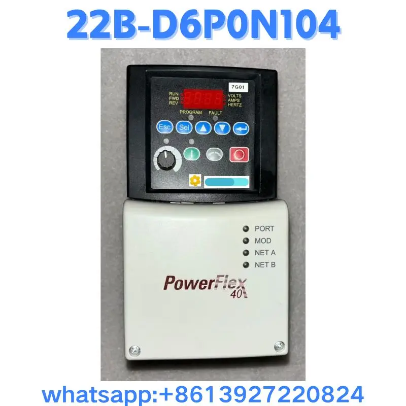

Used Frequency converter 22B-D6P0N104 test OK Fast Shipping