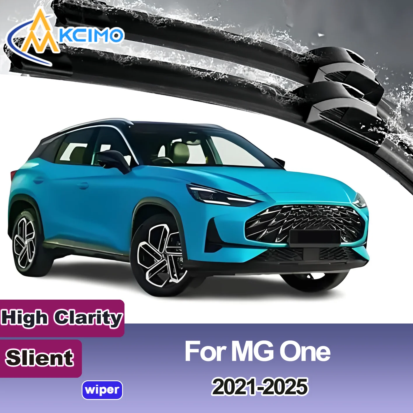 MG One 2021-2025用フロントワイパーブレード2個セット（新品）フロントガラス用オートワイパーブレードアクセサリー（2025、2024、2023、2022対応）