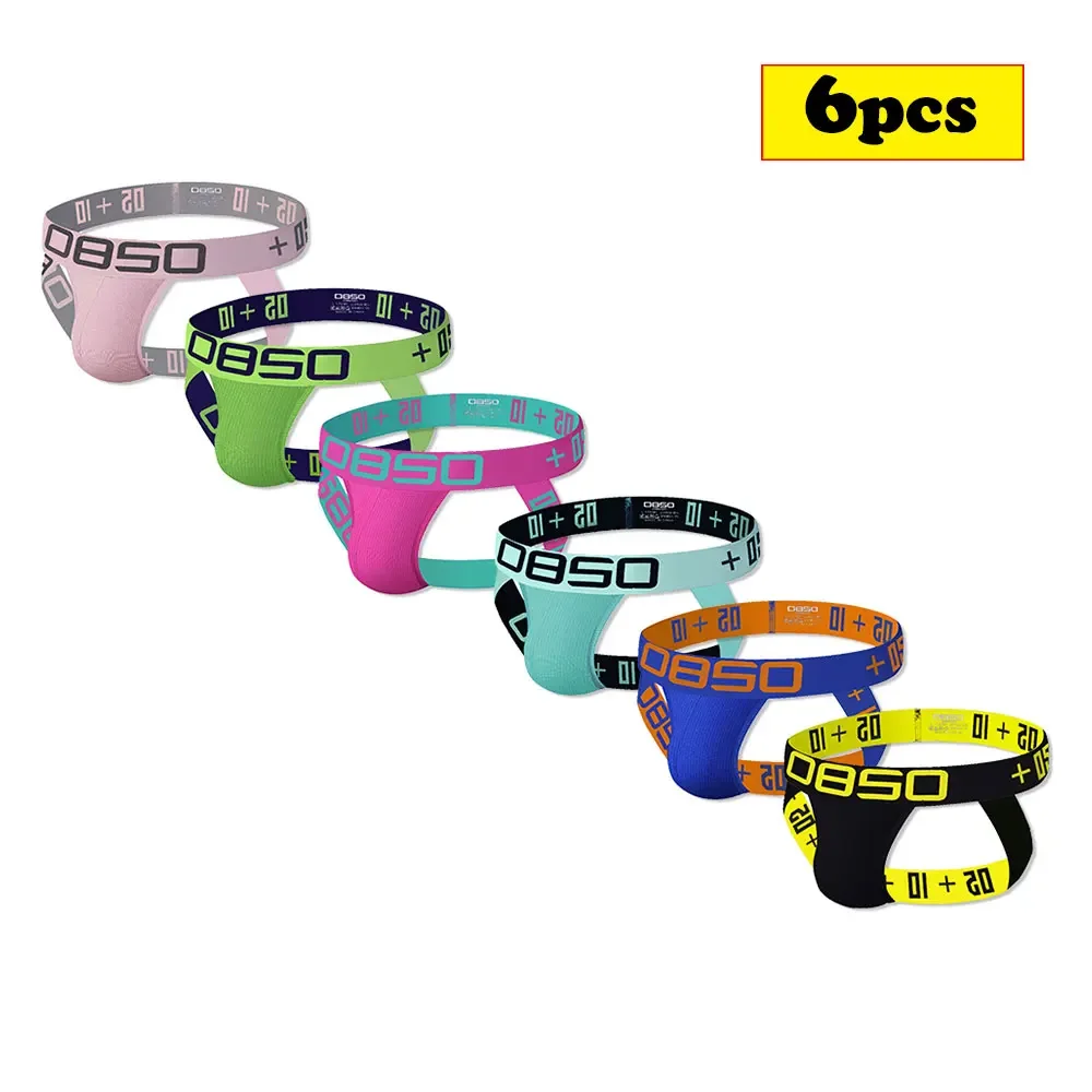 

6PCS/Set Sexy Mens Underwear Cotton Breathable Sexy Gay G String Jockstraps Panties Man Thong Briefs Underpants for Men