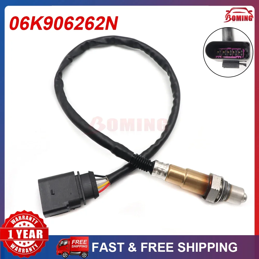 06K906262N Car Upstream Oxygen O2 Lambda Sensor For Audi A8 Quattro S6 S7 S8 RS7 4.0 Volkswagen Beetle Jetta Passat Vento Fusca