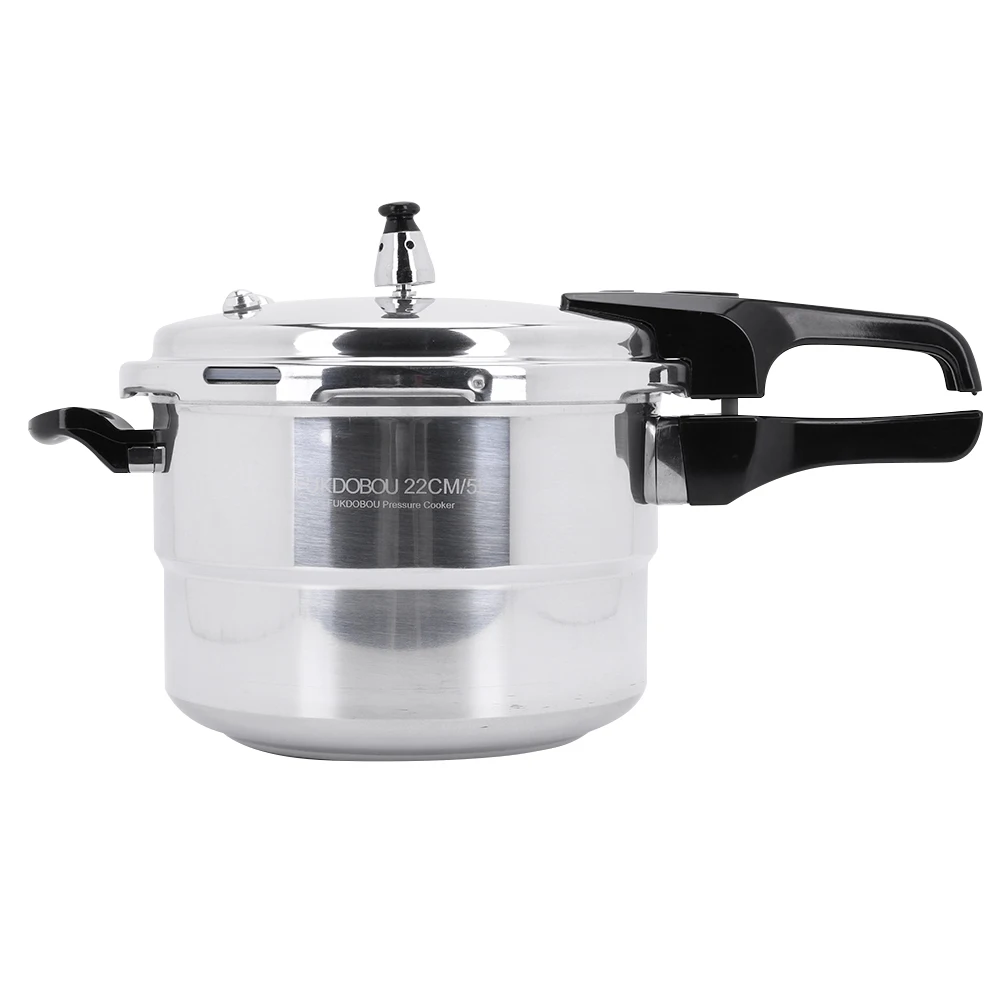 

Aluminum Pressure Cooker with Steamed Layer Aluminum Alloy Pressure Cooker Small Pressure Cooker for Gas and Induction Stoves