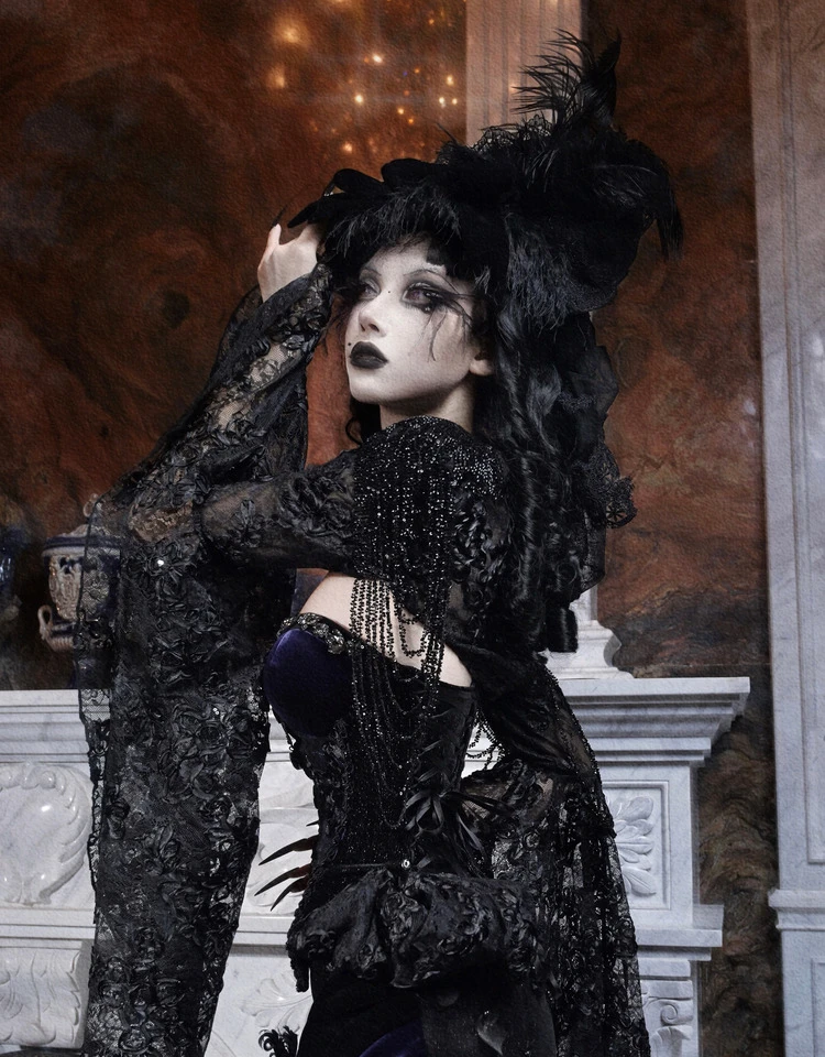 Blood Supply Original Design Death Gothic Luxury Beading Large