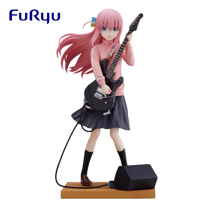 

Original FuRyu TENITOL Bocchi The Rock! Gotoh Hitori Guitar 18.5Cm Pvc Anime Action Figurine Model Toys for Boys Gift