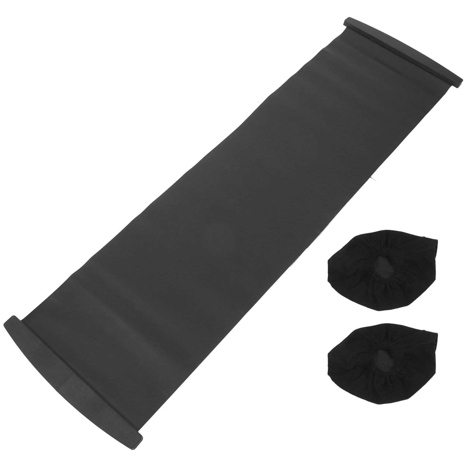 

Sliding Fitness Equipment 180x50cm Black Indoor Workout Slide Board for Training Sports Exercise Gym Balance Board Anti Slip