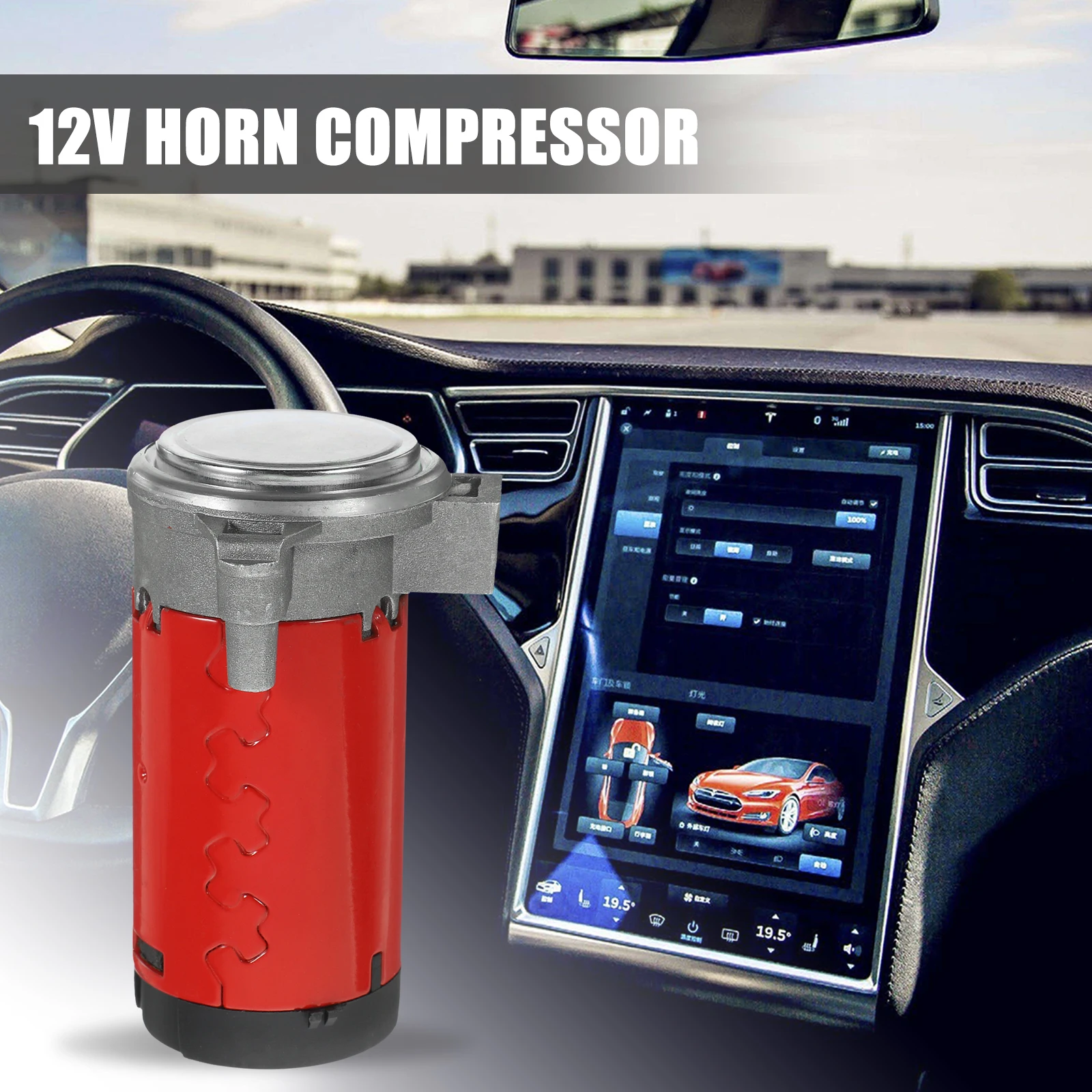 

12V Horn Compressor Air Compressor for Horn 12V Air Compressor 12V Compressor Replacement Air Compressor for Horn
