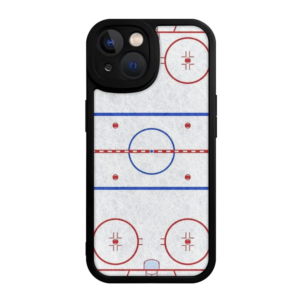 

Phone Case For iPhone 15 Pro Max Silicone Shell Ice Hockey Rink