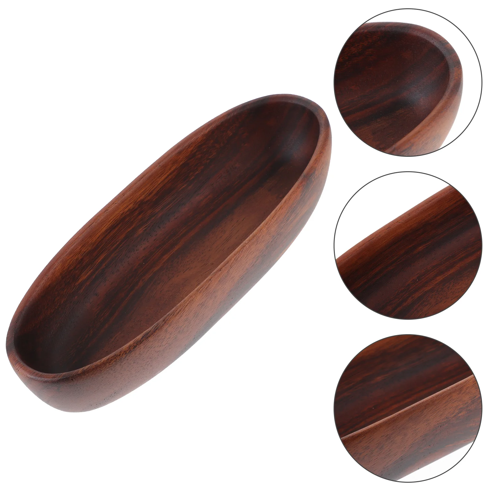 

Acacia Wood Tray Dried Fruit Plate Snack Salad Bowl Solid Small Platter Bowls Creative Wooden Snacks