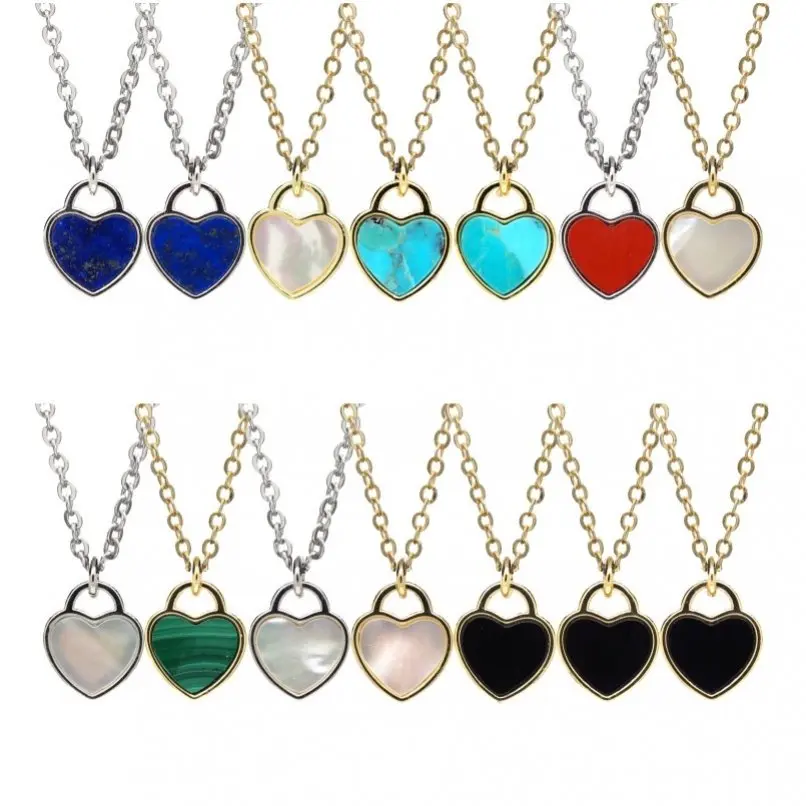 1Pcs Lapis Lazuli Silver Plated Necklace Copper Point Her  18+2inch Jewelry Special Gift For Women