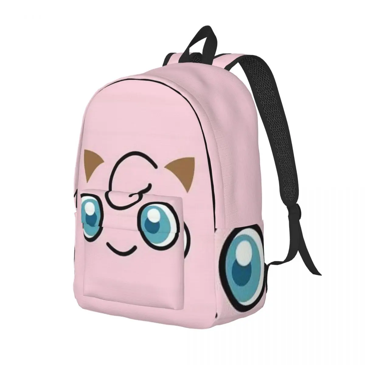 L-Pokemons Printed Lightweight Casual Schoolbag For School, Outdoor, Shopping, Office 15.7in 17.7in