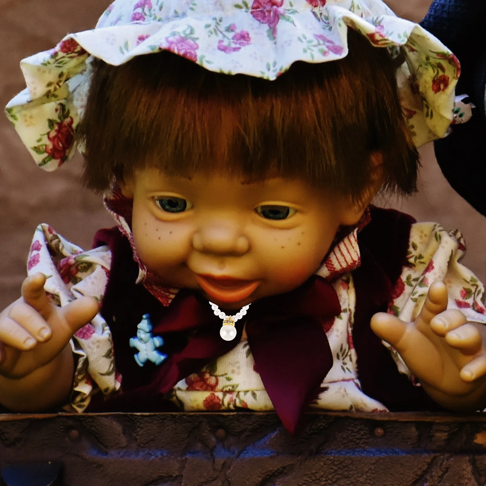 

10pcs Little Yellow Duck Mini Plastic Necklace Charms For Lightweight Faux Pearl Chain Decorative Accessories Car Pendant Set