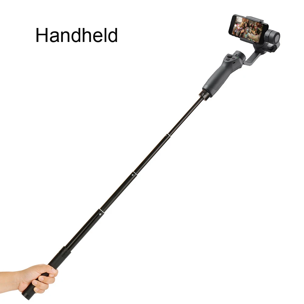 Telescopic Extension Rod for DJI OM 4 Osmo Mobile 3 2/Insta360 ONE X2/3 Phone Tripod Stand Selfie Stick Stabilizer Accessories