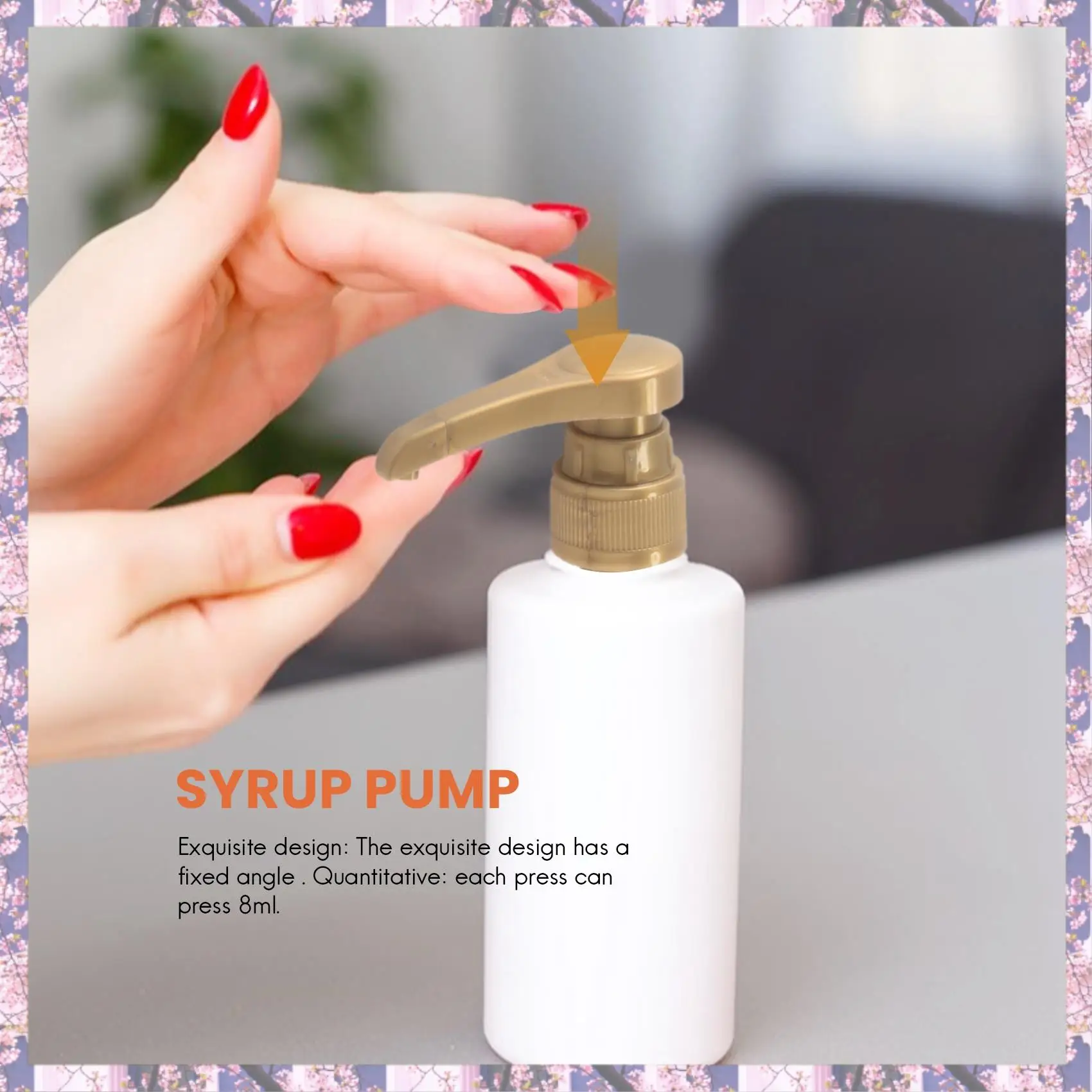 L73A 2025-Coffee Milk Tea Dispenser Syrup Pump Black Liquid Dispenser For Torani Syrup Juice Bottle Dispenser Pump