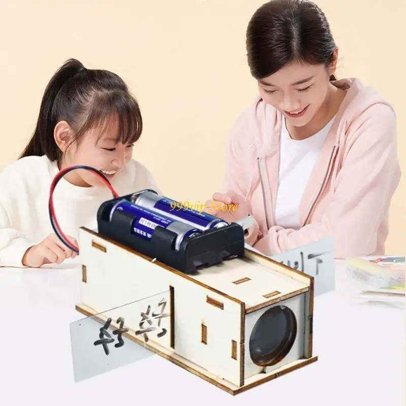 C90C Slide Projector Model Assembled Model Kits STEM Learning Toy Handmade Science Experiment Kits School Supplies