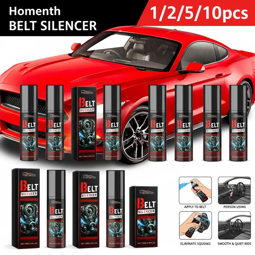 100ml Belt Noise Spray Automotive Prolongs Belt Life Spray-On Dressing Spray Car Rubber Seal Belt corrosion resistance Spray