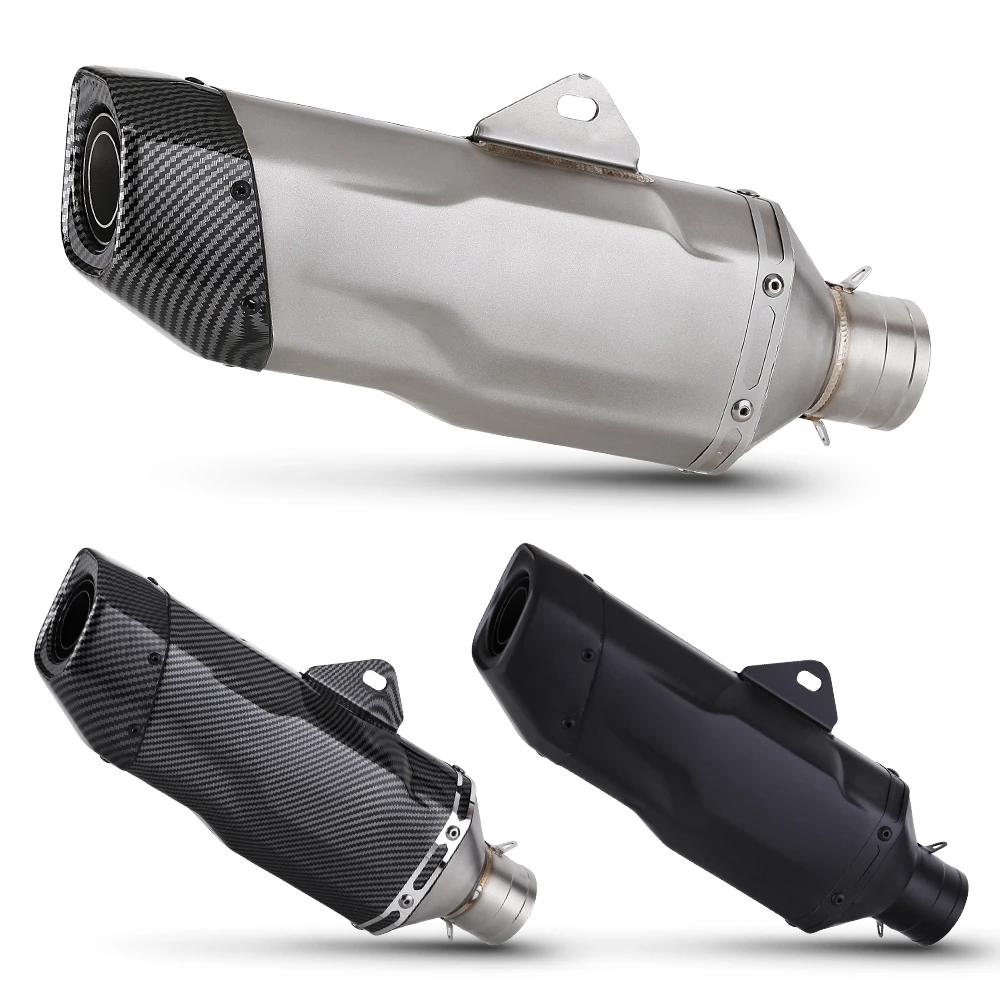 

High Quality Motorcycle Universal Four Corners Muffler 51mm K196 For SV650 CB400X VERSYS650 ADV350 390ADV F750GS ADV