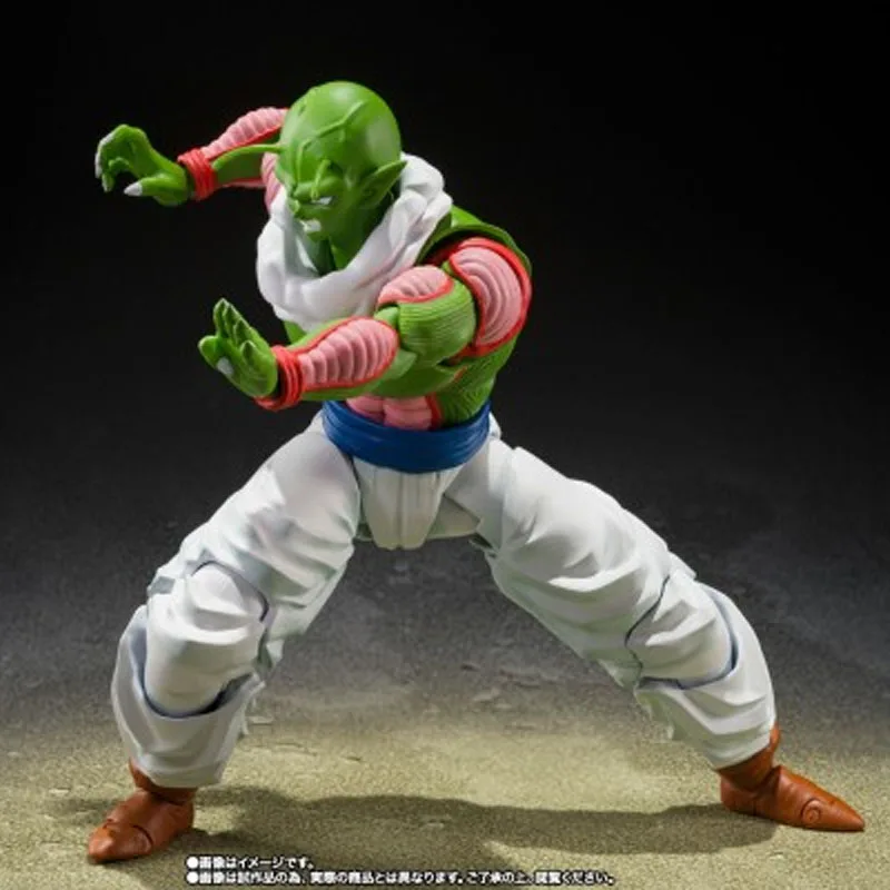 Genuíno bandai dragon ball z shf neil figura de ação anime modelo kit coleção acabada robô brinquedos presentes natal para meninos