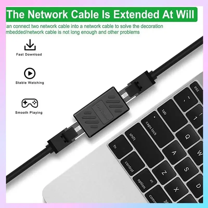 

AB25-20 шт. удлинитель кабеля Ethernet, соединитель RJ45 Cat 5 Cat 6 Cat6a, разъем удлинителя «мама-мама» RJ45 Ethernet-муфта