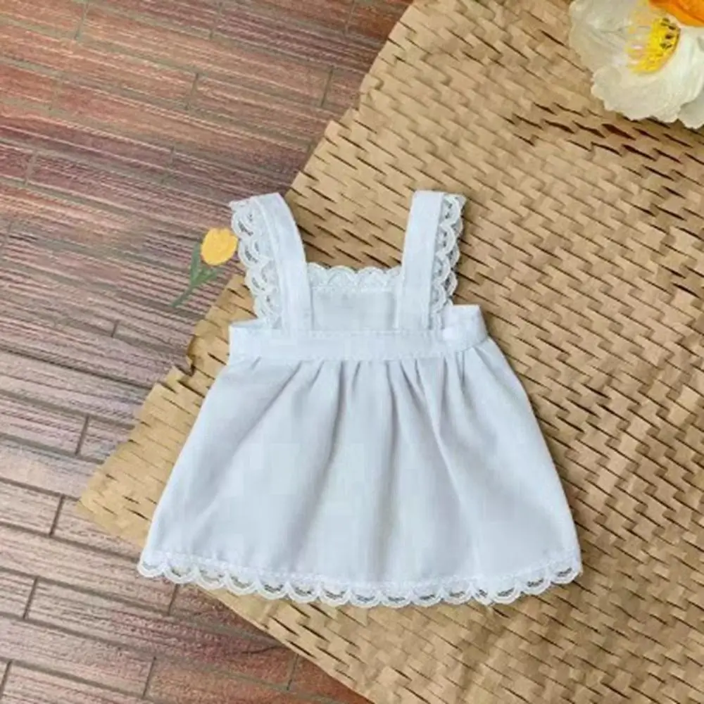 Precioso uniforme falda de sirvienta delantal hecho a mano ropa de princesa blanco y negro faldas Mini accesorios DIY para muñecas 1/4 1/6 BJD 30/45cm