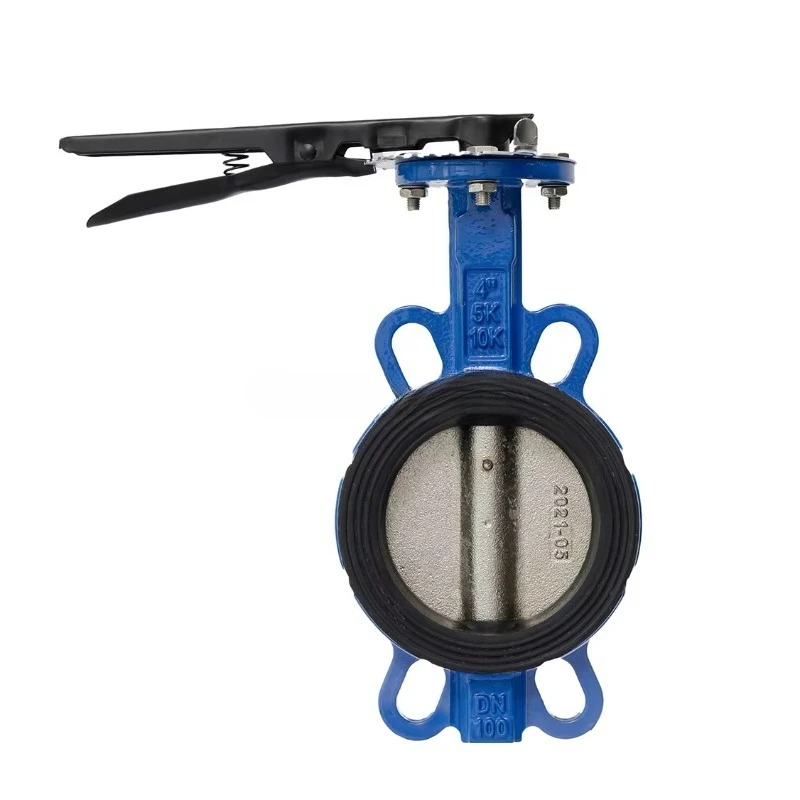 Engineered Handle Driven Cast Iron Butterfly Valve for Manual Irrigation Price Competitive Chinese Supplier