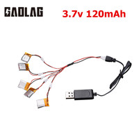 3.7V 120mAh Lipo battery and Charger For Wltoys V272 V282 V292 for Hubsan Q4 H111 Mini RC Quadcopter Parts 3.7v Bateria