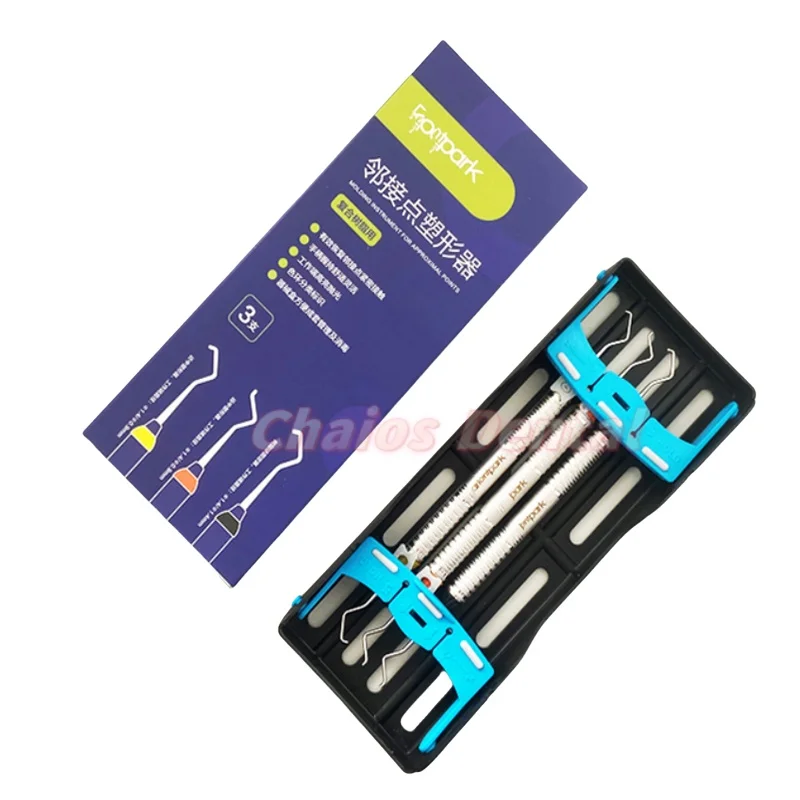 3Pcs/Box Dental Composite Resin Filler DMS0400 Adjacent Contact Shaper Type III for Close Contact at Neighboring Joints