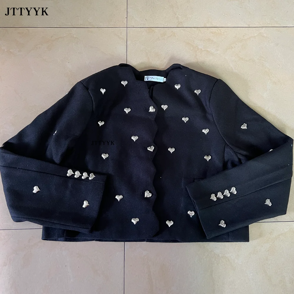 Vintage V Neck Long Sleeve Woman Coats Spring Autumn 2022 New Loose Casual All Match Women Jackets Streetwear Fashion Tops